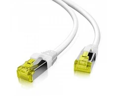 „helos“ jungiamasis kabelis „Cat 6a Superflex S/FTP RJ45“, baltas, 10 m, AWG27/7 GHMT