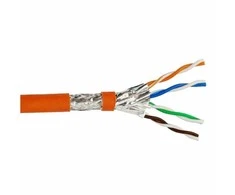 helos Cat.7 Verlegekabel AWG 23 LSZH 1000MHz CPR Dca 500m Trommel oranžinis