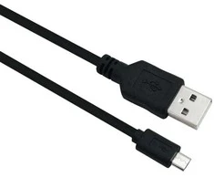 helos Anschlusskabel, USB 2.0 A Stecker/Micro-B Stecker, 2,0m, juodas