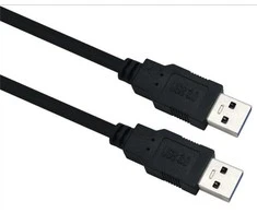 helos Anschlusskabel, USB 3.0 A Stecker/A Stecker, 5,0m, juodas