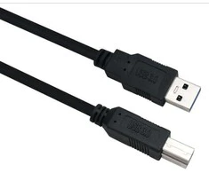 helos Anschlusskabel, USB 3.0 A Stecker/B Stecker, 1,0m, juodas
