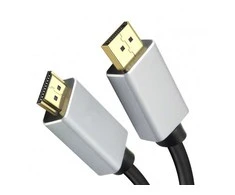 helos Anschlusskabel, DisplayPort Stecker/HDMI Stecker, PREMIUM, 2,0m, juodas
