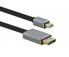 helos Anschlusskabel, mini DisplayPort St./DP St., PREMIUM 8K, 3,0m, juodas