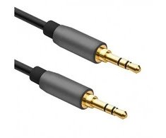 helos Anschlusskabel, Klinke 3,5mm Stecker/Stecker 3 Pin, PREMIUM, 0,5m, juodas