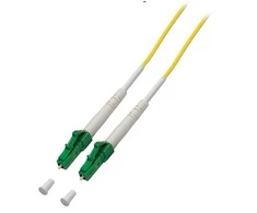helos LWL Patchkabel LC-APC/LC-APC Simplex G652D, 9/125µm OS2 gelb 4,0m