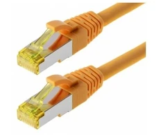 helos Patchkabel Cat.6a GHMT AWG 26/7 gelb 1,0m