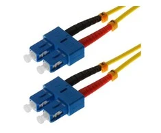helos LWL Patchkabel OS2 Duplex 3,0mm SC-SC 9/125µm gelb 5m LSZH