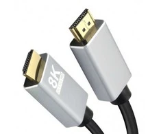 Helos prijungimo laidas, HDMI kištukas/kištukas, PREMIUM 8K, 2,0m, juodas