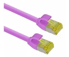 helos Patchkabel Cat 6a Ultraslim S/FTP RJ45 rausvai raudona 5m AWG28/7 LSZH GHMT