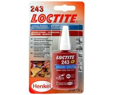 Henkel Varžtų fiksavimo klijai Loctite 243 vidutinio stiprumo, 24 ml