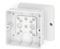 Hensel DE 9341, Polistirenas (PS), Termoplastas, Pilkas, IP55, 98 mm, 52 mm, 98 mm