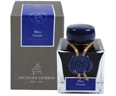 Herbina Herbin rašalas 1670 serija - 50 ml Bleu Ocean su auksiniais blizgučiais