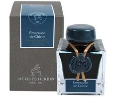 Herbina Herbin rašalas 1670 serija - 50 ml Èmaraude de Chivor su auksiniais blizgučiais