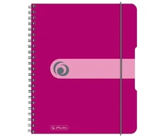 Herlitz zeszyt A5/80K w kratkę, rožinė (0011293776)