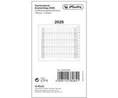 Herlitz Herlitz Taschenplaner mit Monatsregisterstanzung geheftet