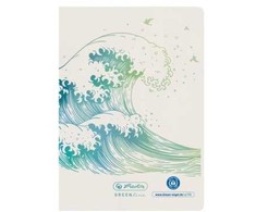 Herlitz Herlitz Notizheft A6 GREENline 32 Bl. liniert Welle