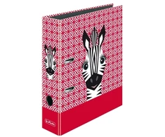Herlitz maX.file, A4, D-ring, pristatymo, raudona, balta, Forest Stewardship Council (FSC), Vokietija