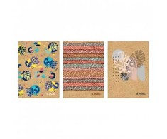 Herlitz NB A6/80 w kratkę papier kraft Cover M.s