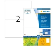 Herma Etykiety A4 210x148 mm Rec.Mėlyna Anioł 160 St.