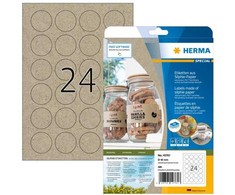 Herma Etykiety Silphie A4 20 arkuszy 40mm apvalus