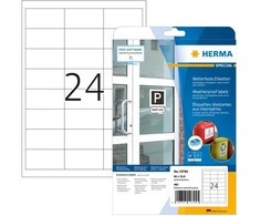 Herma HERMA Wetterfeste Imprägn.Etik.A4 20 Blatt 66x33.8