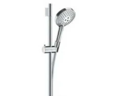 Hansgrohe dušas komplekts Raindance Select S 120 3jet Unica`S Puro, 650 mm, ar ziepju trauku, hroms