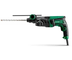 Hikoki DH28PCY2WSZ, Pistol grip drill, SDS Plus, Brushed, Juodas, Žalias, 2.8 cm, 1100 RPM
