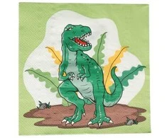 Hisabjoker Ab Servetėlės su dinozaurais, 16 vnt.