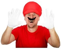 Hisabjoker Ab Raudonas kostiumų rinkinys