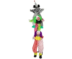 Hisabjoker Ab Uhyggelig tredobbelte klovne, 180 cm