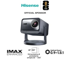 „Samsung Hisense C2-Pro“ lazerinis projektorius su 4K UHD (3840 x 2160) raiška, 2600 liumenų, „Wi-Fi“, „Bluetooth“