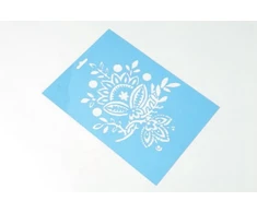 Usorteret Stencil A4 bukiet kwiatów