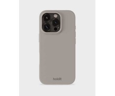 Telefono dėklas - Holdit Silikoninis iPhone 16 Pro Max Dėklas Rusvai Pilkas