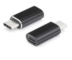 Oem Adapteris Type C (female) to Lightning (male) juodas