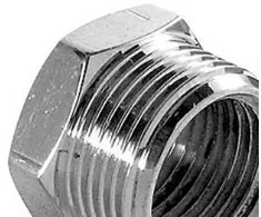 Isiflo Viega Reduzierstueck 3241 3/4x1/2" DVGW verchromt mit Mehrkant