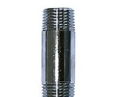 Isiflo nipelio vamzdis 1/2-30 mm chromas - chromuotas žalvaris