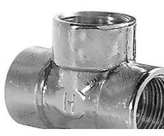 Isiflo Chromuotas žalvarinis trišakis 1/2"