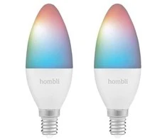 Avanca International BV Hombli smarte Glühbirne, 4,5W, E14, RGB, CCT, 1+1 reklaminis paketas