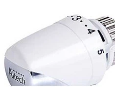Resideo / Satcom1 Intergration DKK jutiklio elementas baltai chromuotas - jungiamoji veržlė M30x1,5