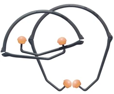 Honeywell Juodos, oranžinės vienkartinės juostinės ausų kištukai, 24 dB, 1 pora