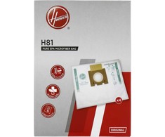 Hoover H81, Dulkių siurblys su konteineriu, Dulkių maišelis, Balta, Mikropluoštas, Hoover, Telios Extra
