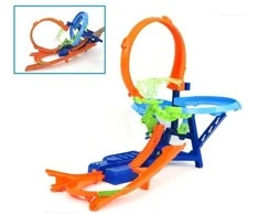 Mattel HOT WHEELS kaskadinė trąsa – Avarija ore (JFD12)