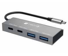 HUB USB Techly Techly Hub USB 3.2 2xUSB-A/2x USB C