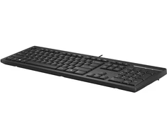 HP 125 laidinė klaviatūra, viso dydžio (100 %), laidinė, USB, membraninė, juoda