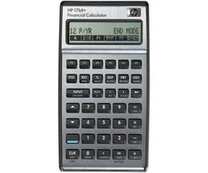 HP 17bII+, Kišeninis, Finansinis, 15 skaitmenų, 2 eilutės, Baterija, Sidabrinis