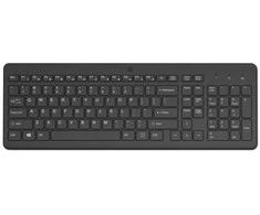 HP 220 Belaidė klaviatūra, Full-size (100%), Wireless, RF belaidė, Membrane, QWERTY, Juodas
