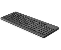 HP 225 Belaidė klaviatūra, Full-size (100%), Wireless, RF belaidė, Juodas