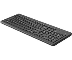 HP 225 Belaidė klaviatūra, Full-size (100%), Wireless, RF belaidė, Juodas