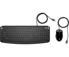 Klaviatūra ir pelė HP 250 DE su laidu (9DF28AA#ABY)