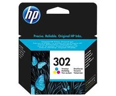 HP Rašalo kasetė F6U65AE 302 165 lapų c/m/y – originali – rašalo kasetė